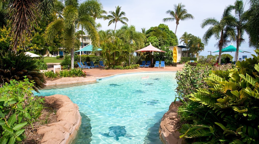 Daydream Island Rejuvenation Day Spa fasiliteter samt luksushotell eller resort og svømmebasseng