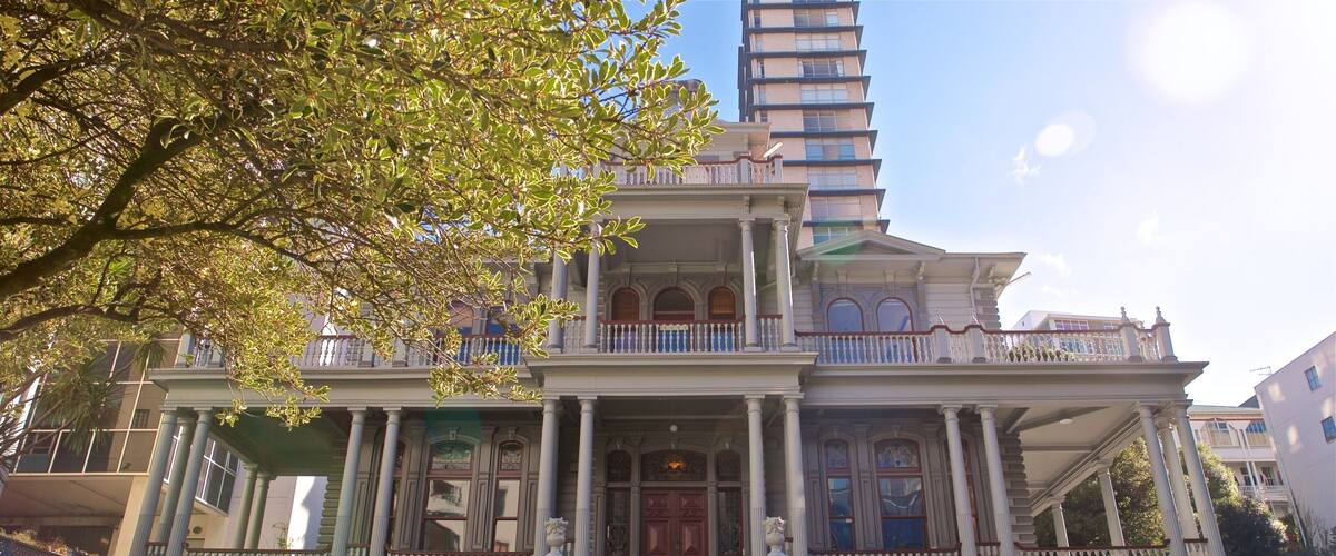 Antrim House featuring heritage architecture and a house