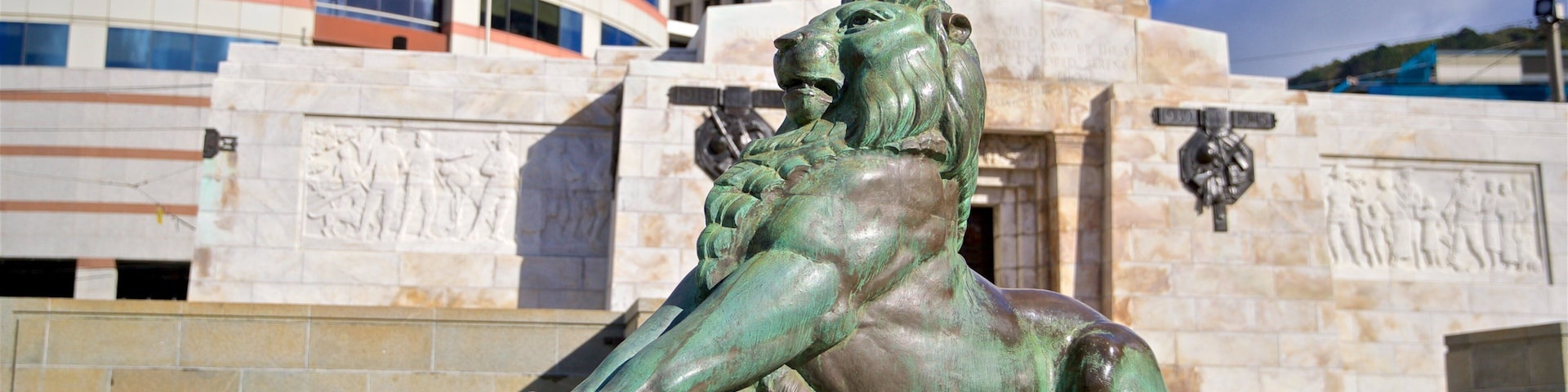 Wellington Cenotaph featuring heritage elements