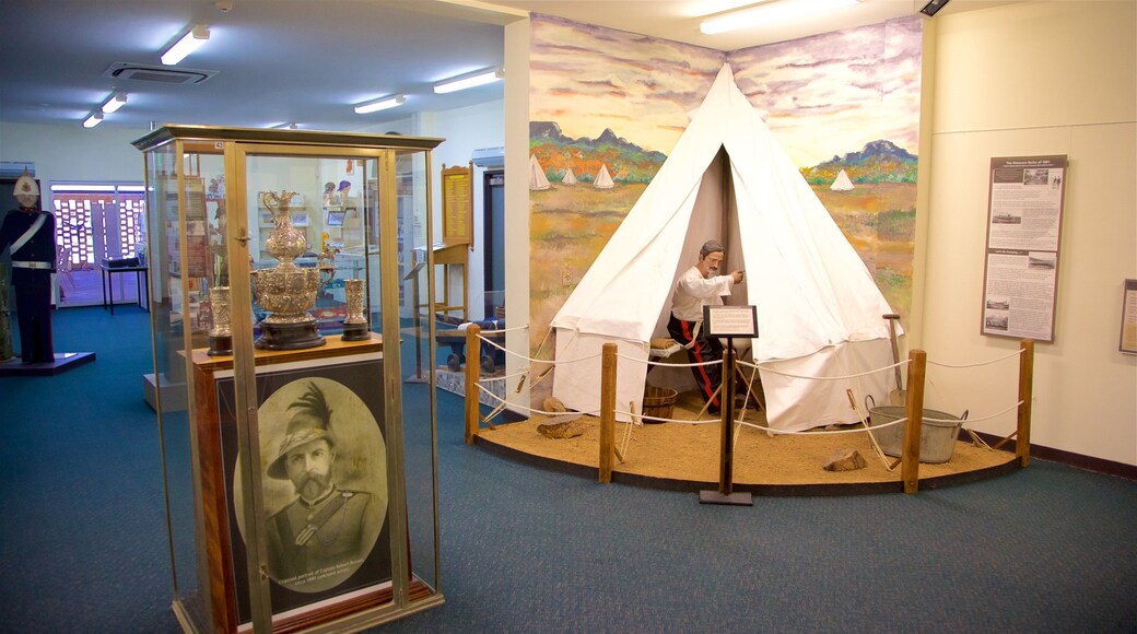 Army Museum North Queensland which includes interior views