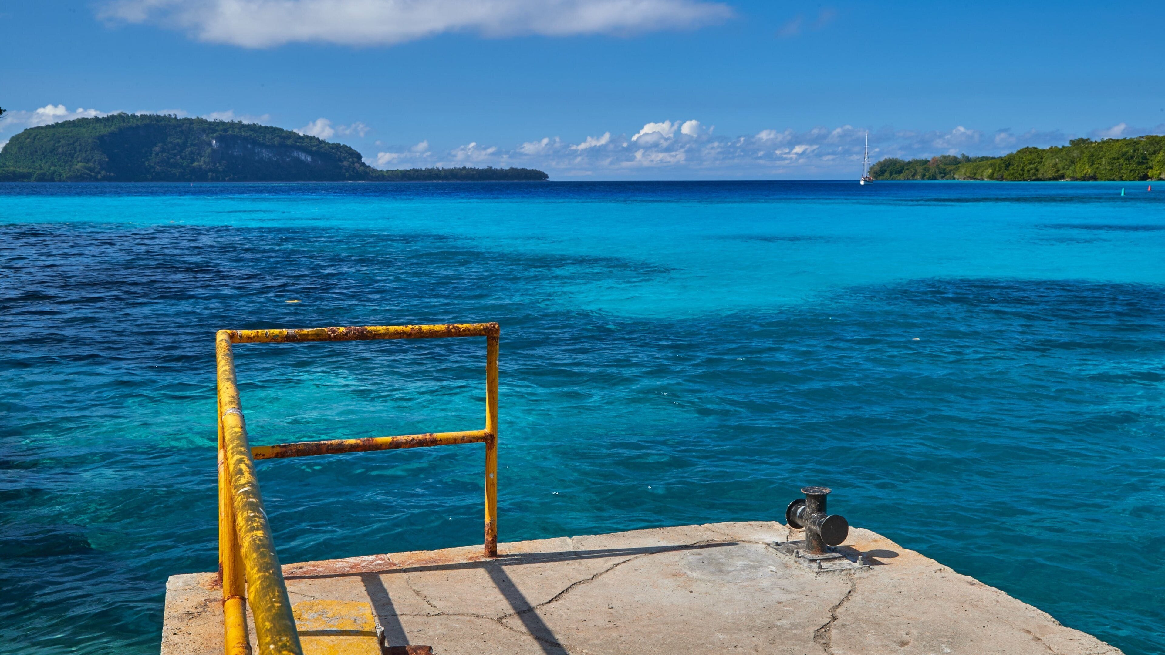이스피리투 산투 이 포함 일반 해안 전경