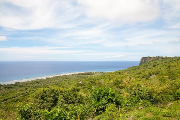 View of Ritidian point in Guam