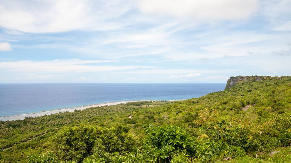 View of Ritidian point in Guam