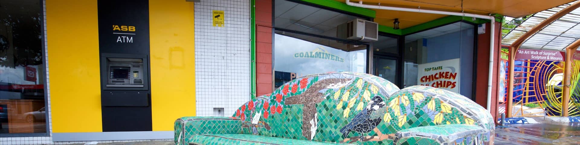 Paihia mettant en vedette art en plein air