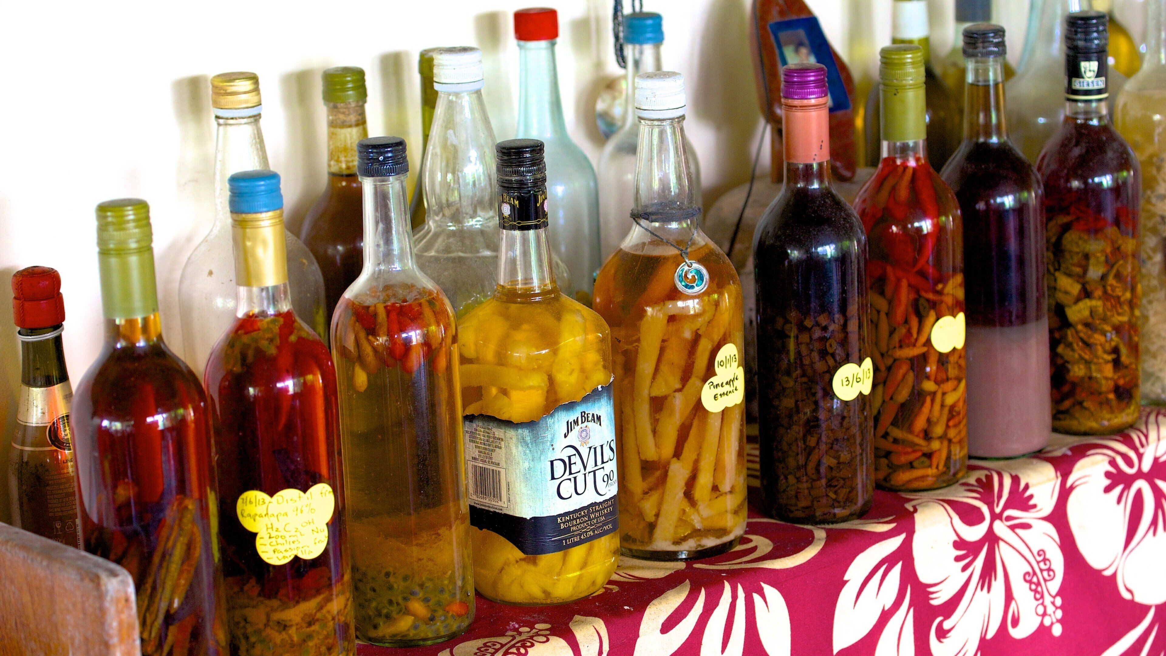 Rarotonga presenterar drycker