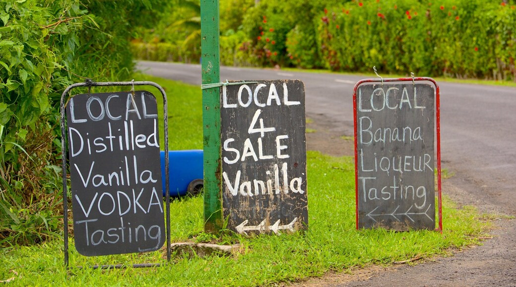 Rarotonga mit einem Park