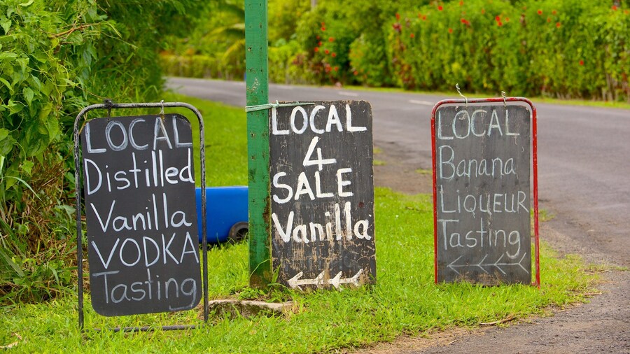 Rarotonga showing a garden