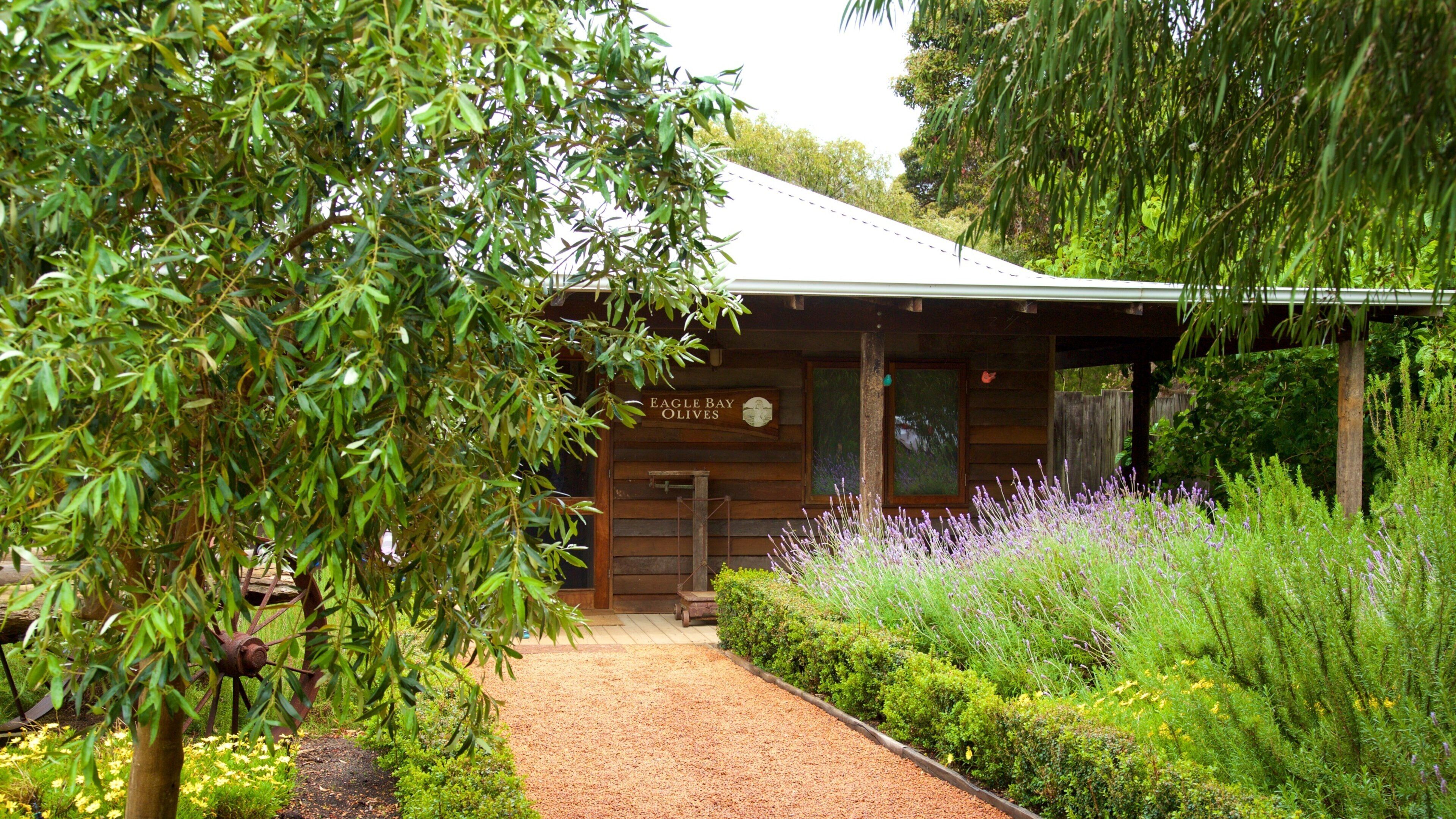 Naturaliste featuring a house, flowers and a garden