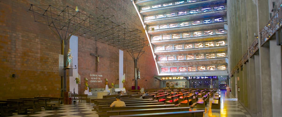 El Salvador mostrando una iglesia o catedral, aspectos religiosos y vista interna