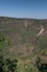Small crater inside the San Salvador volcano crater in El Boqueron National Park near Santa Tecla area. Sunny day, blue sky.