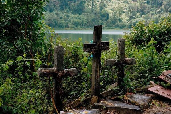About an hour out of Xela is a wonderful Hike to Laguna Chicabal a sacred Mayan Lake. Plan to leave early and spend the day climbing and in and around the lake. There is often mayan ceremonies going on.
Best way to get there is by shuttle from Xela.
Note you cannot swim in the lake, it is prohibited.
If you like Mayan culture check this place too: http://worldwideadventurers.com/ancient-mayan-culture-san-juan-chamula/