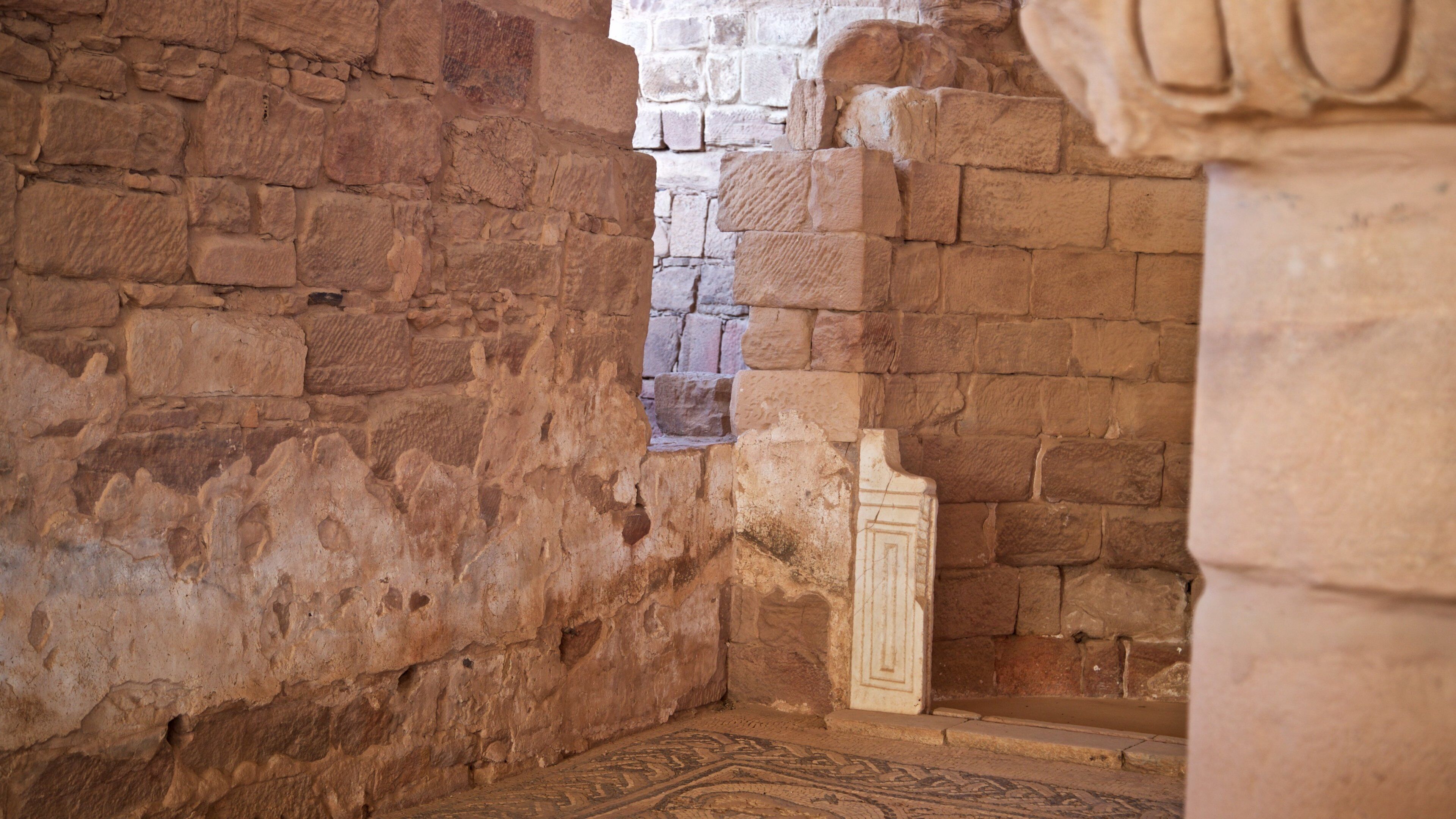 Byzantine Church featuring a ruin