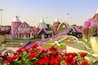 Dubai Miracle Garden is a flower garden with a wide variety of flowers. United Arab Emirates Dubai March 2019