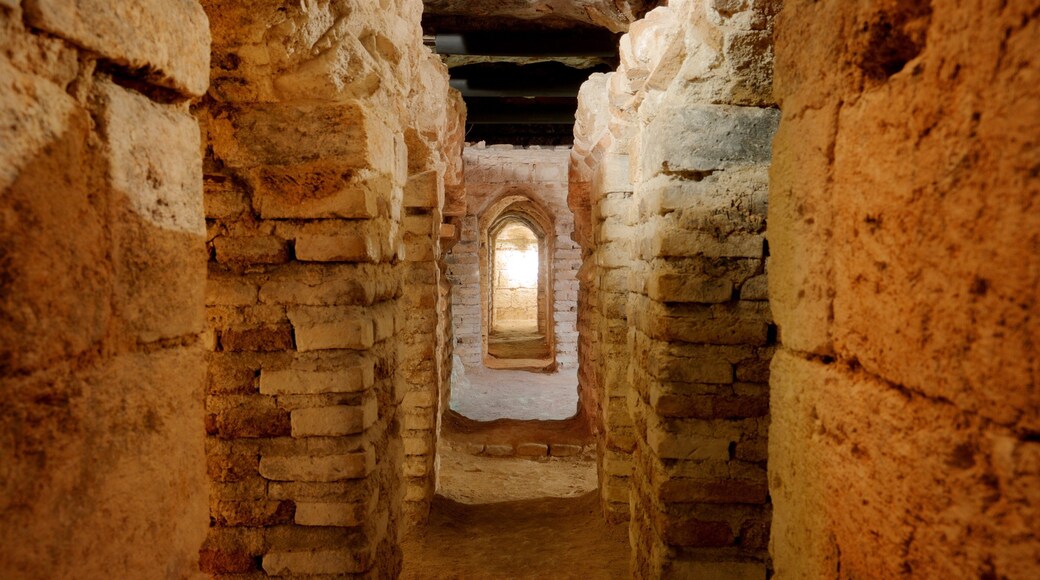 Ancient Bath House of Nazareth showing heritage elements, interior views and building ruins