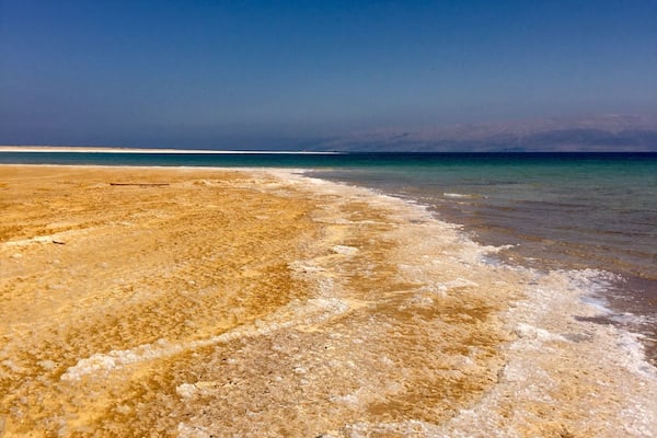 Salty shores. Flip flops essential! #lifeatexpedia #israel #deadsea #your2016!
#beachbound