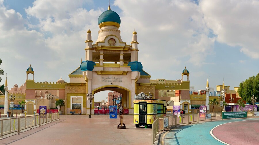 enterance of the Global village in Dubai, 14 Dec 2024 Dubai - United Arab Emirates