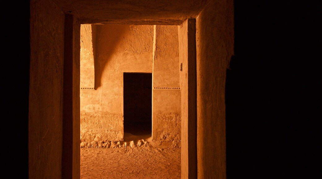 Qasr Kharana showing interior views and heritage elements