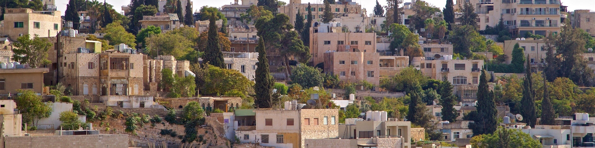 Darat al Funun mit einem Landschaften und Stadt