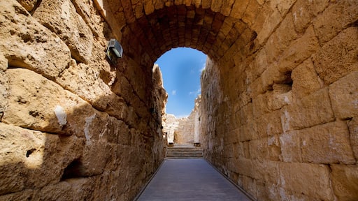 Caesarea Amphitheater which includes heritage elements