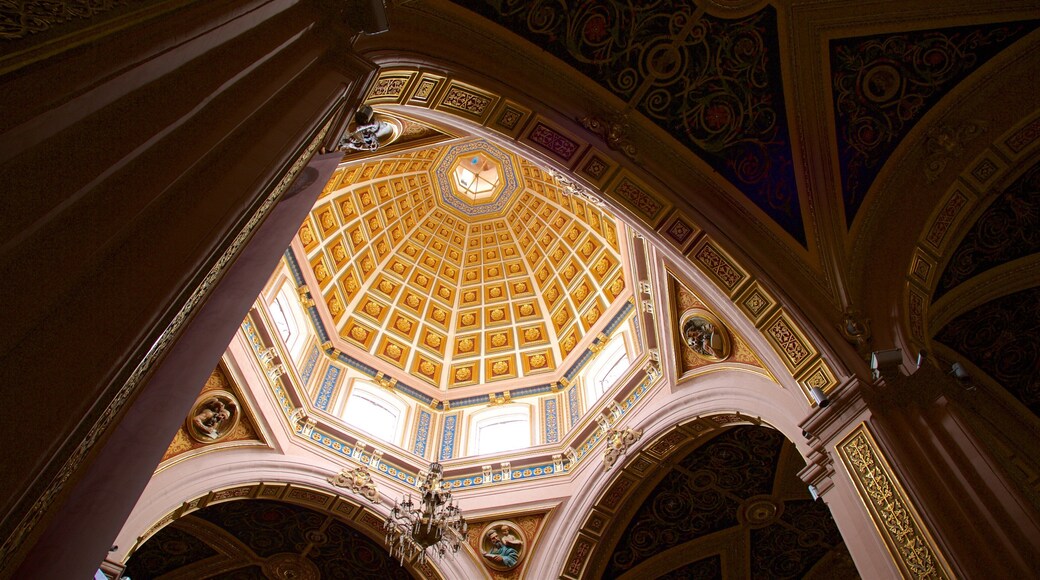 San Luis Potosi Cathedral which includes heritage architecture and interior views