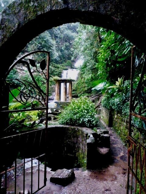 This #hidden gem is worth the long bus ride to get to. It  is near the village of Xilitla, San Luis Potosí, a seven-hour drive north of Mexico City or six-hours from San Luis Potosi. Las Pozas is a surrealistic group of structures created by the eccentric Edward James. 80 acres of natural waterfalls pools with James towering surrealistic sculptures in concrete. Go early and will have the place to yourselves, like we did! 
#Trovember 




