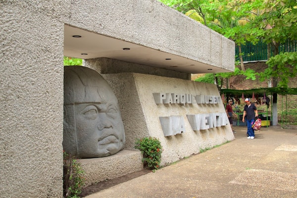 Villahermosa das einen Beschilderung und Outdoor-Kunst