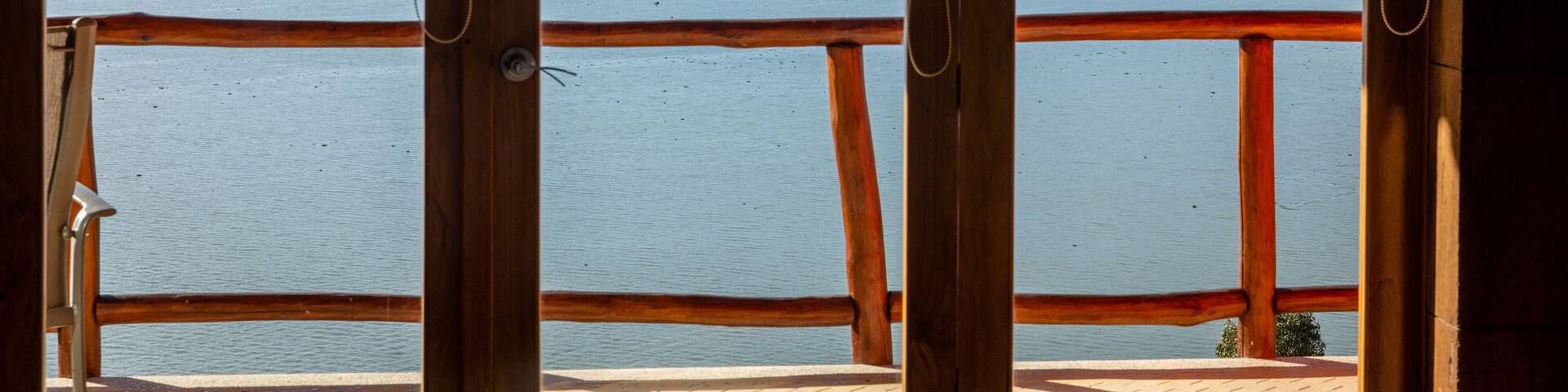 Views of Chapala Lake and Cerro de Garcia taken from Monte Coxala hotel (San Juan Cósala) in Jalisco State 8