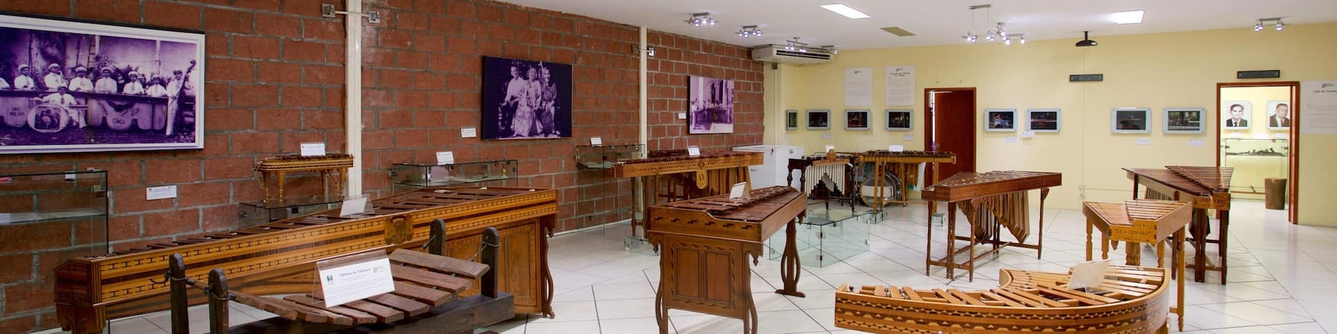 Museo de la Marimba showing interior views