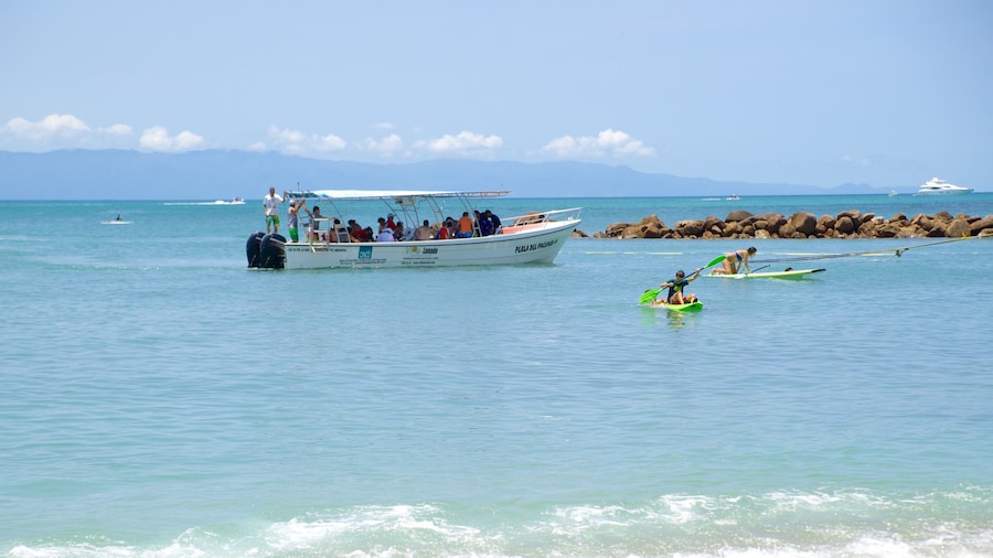South Coast Nayarit which includes general coastal views, boating and kayaking or canoeing