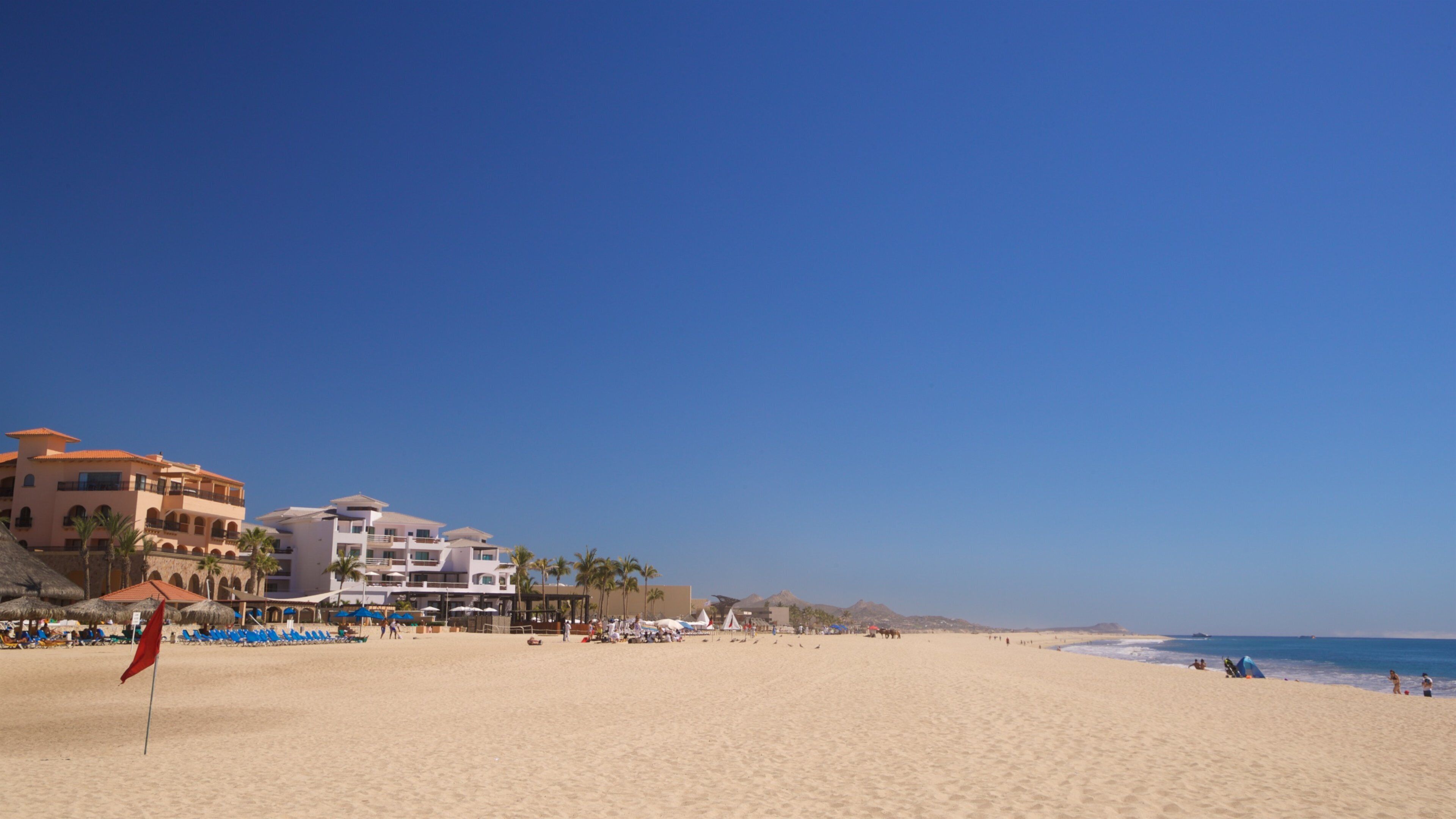 Playa Hotelera which includes a coastal town, general coastal views and a sandy beach