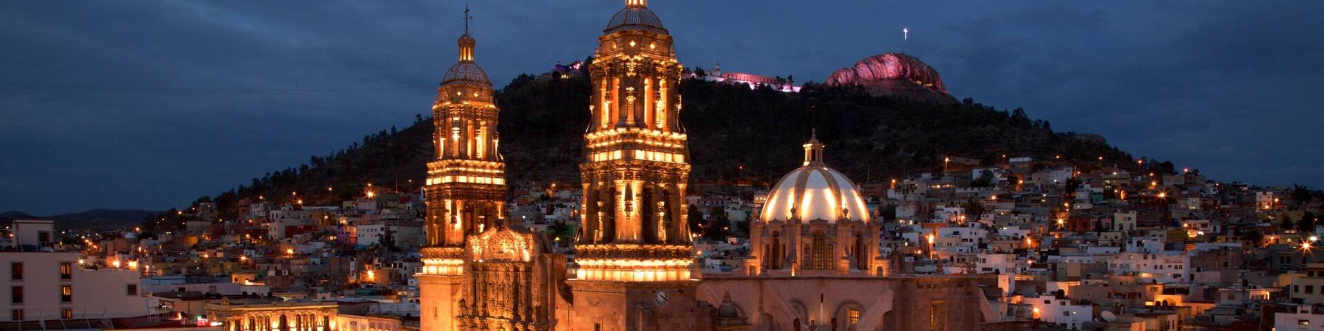 Zacatecas showing a city, landscape views and heritage architecture