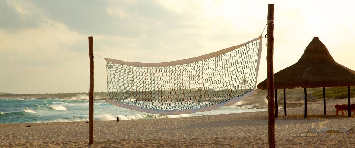 Punta Morena which includes a beach, a sunset and general coastal views