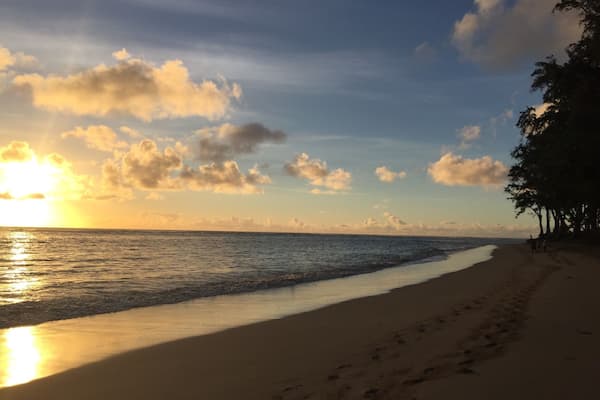 Beautiful beach at kokololi state park in Oahu