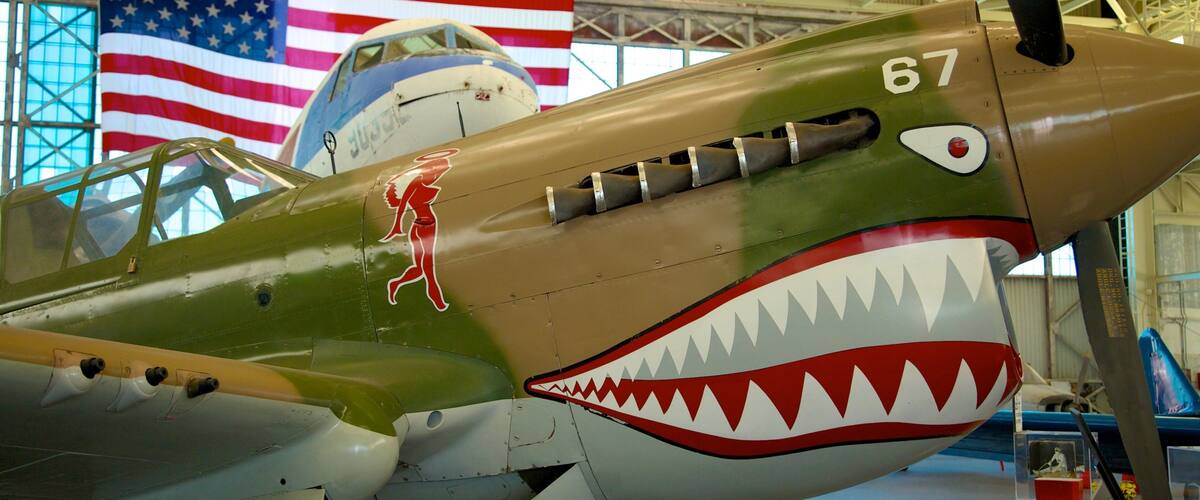 Pacific Aviation Museum Pearl Harbor featuring interior views and aircraft