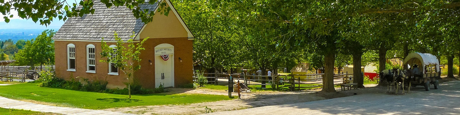 Medical emergency house in American Heritage Park