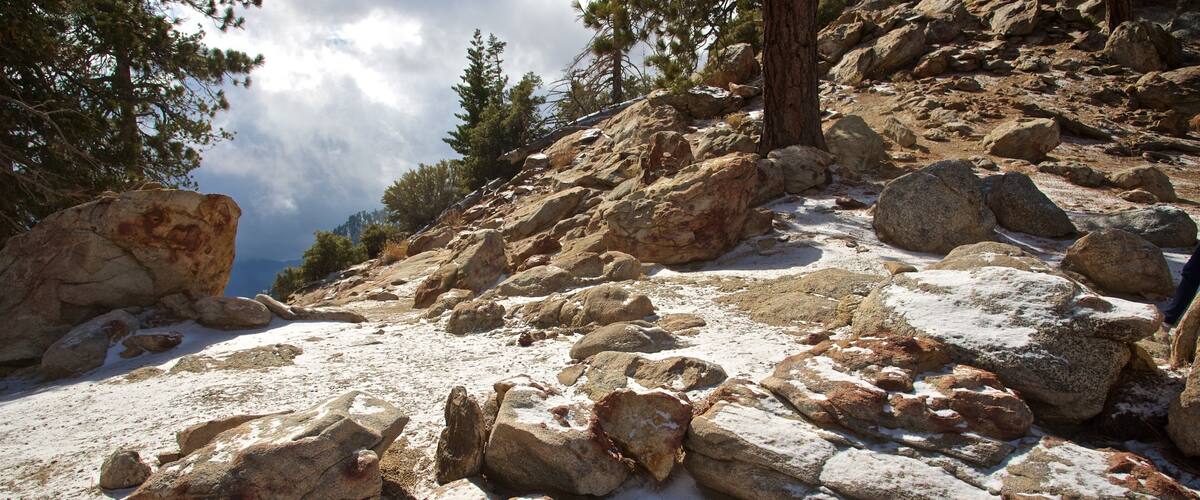 Mount San Jacinto State Park which includes mountains and tranquil scenes