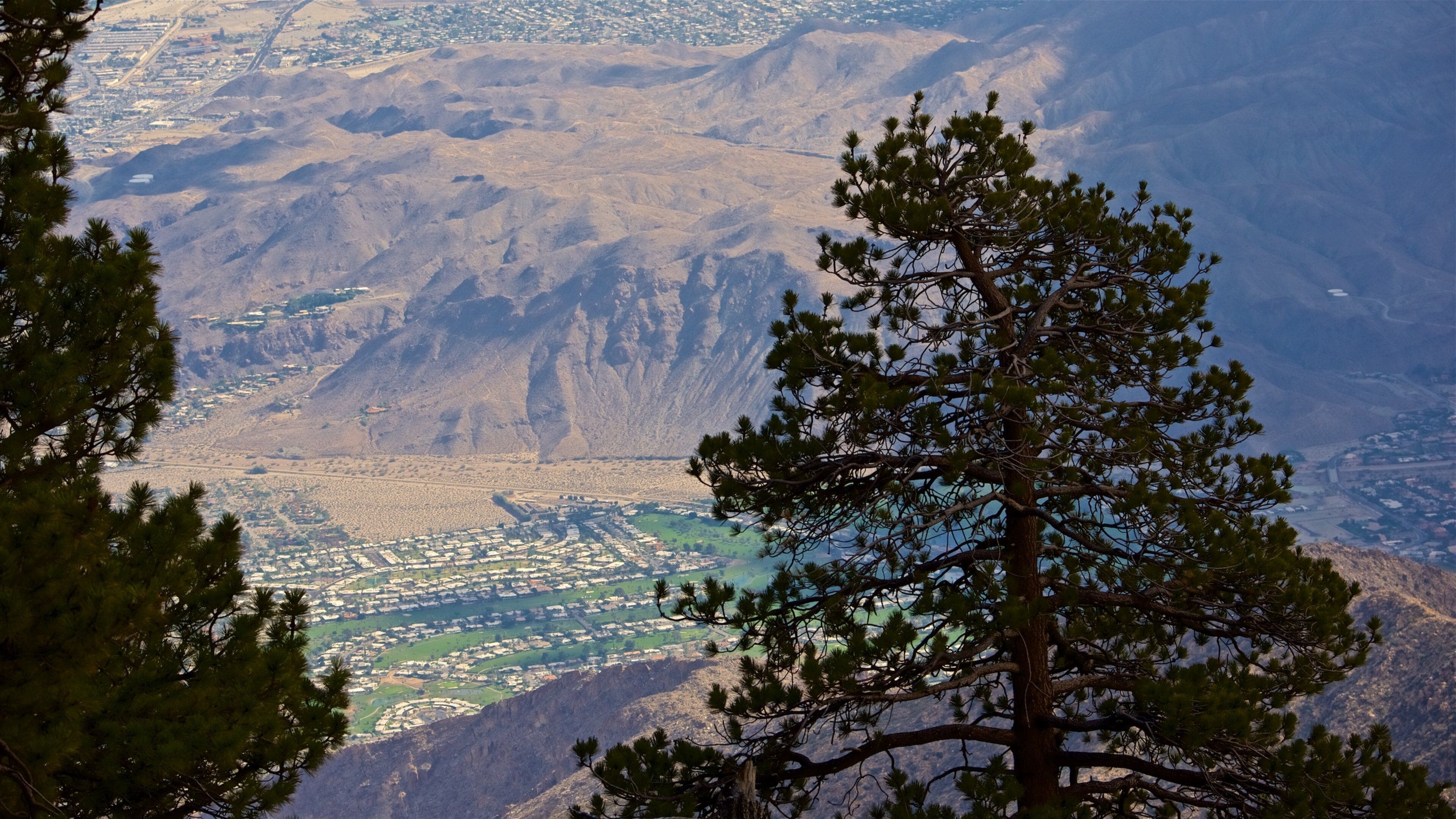 Mount San Jacinto State Park featuring landscape views, tranquil scenes and a small town or village