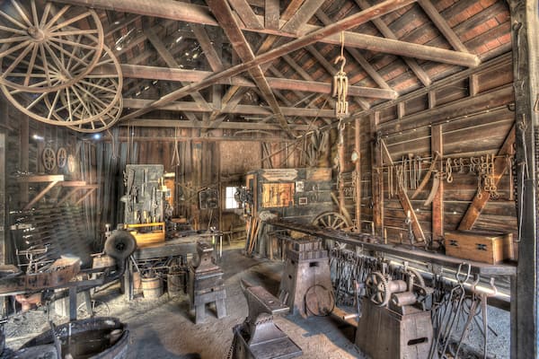 Historic Blacksmith Shop, Coloma