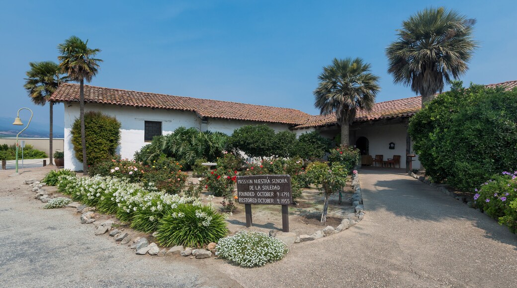 Exterior of the Mission Nuestra Senora de la Soledad in California