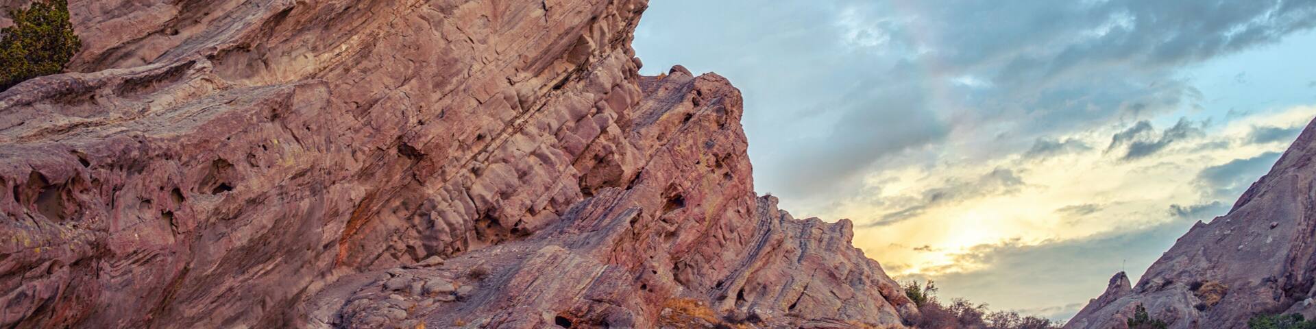 Stunning geological anomaly Vasquez Rocks Natural Area Park, California