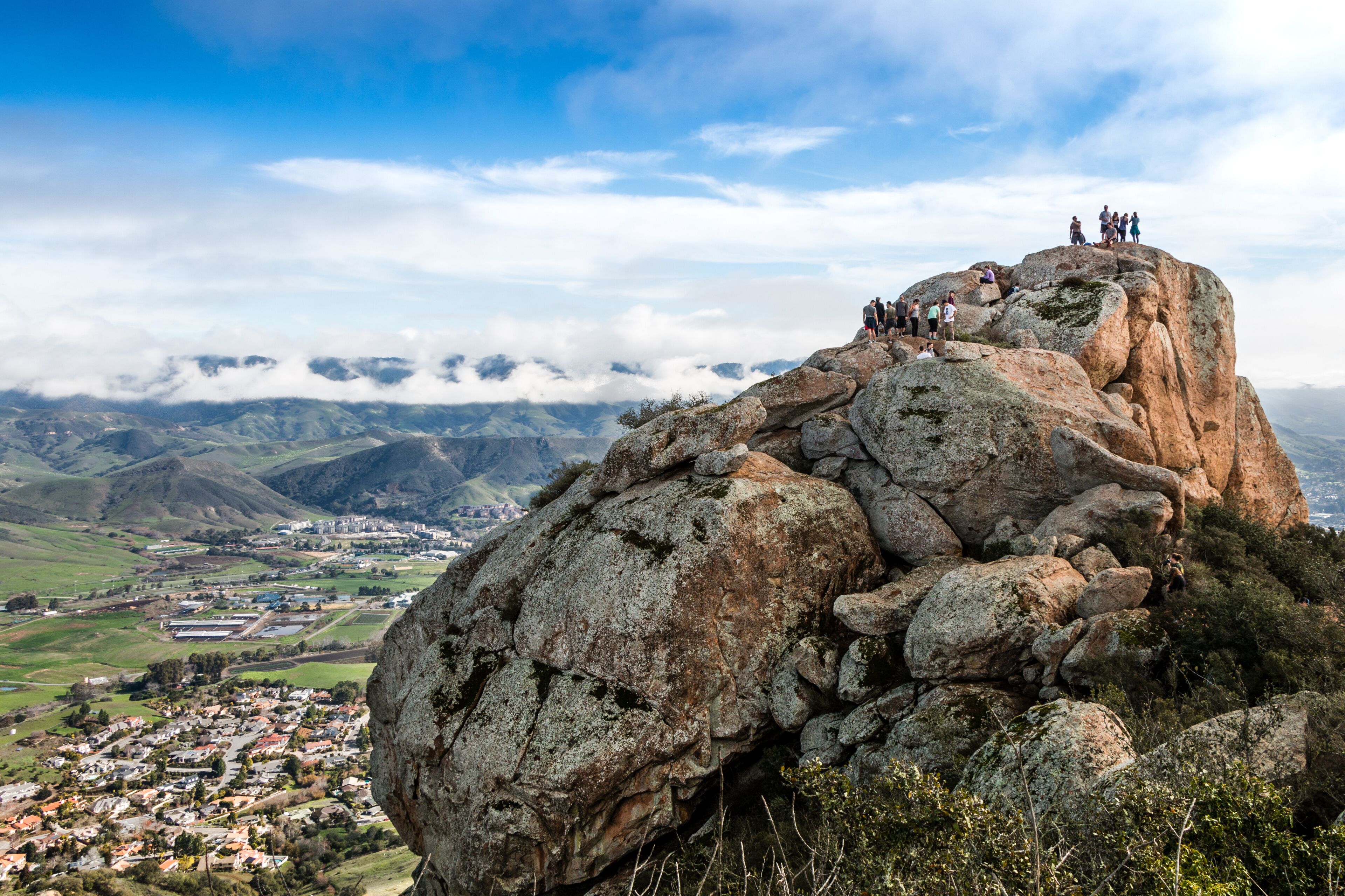 San Luis Obispo from Bishop Peak in California