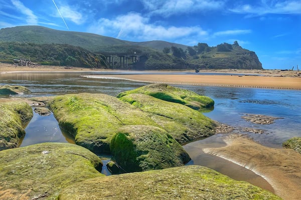 Located along highway 1 by half moon bay. Perfect place to bring your Kids to play in the shallow water and have a bbq by the picnic tables close to the entrance.