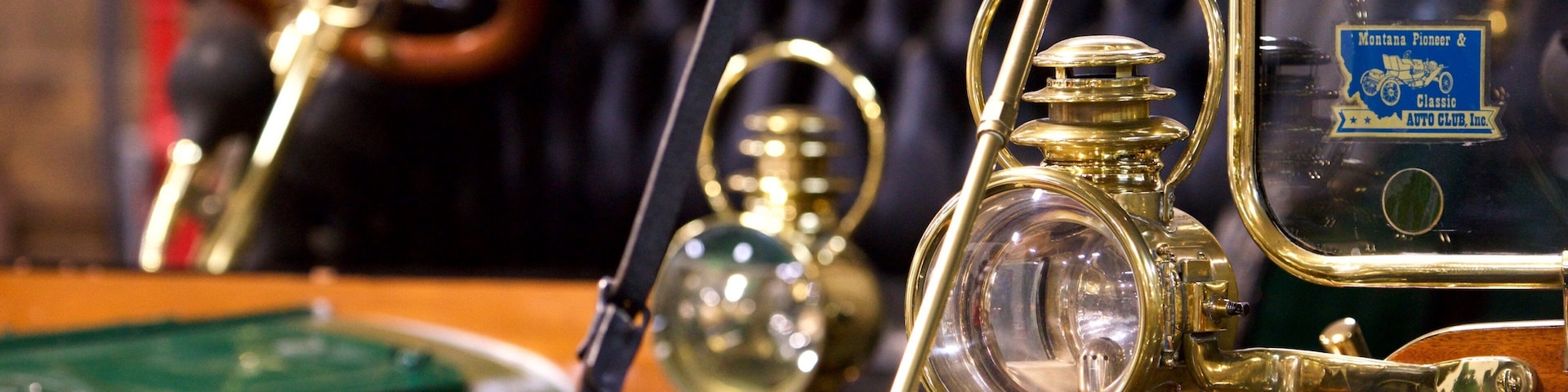 California Automobile Museum caracterizando vistas internas e elementos de patrimônio