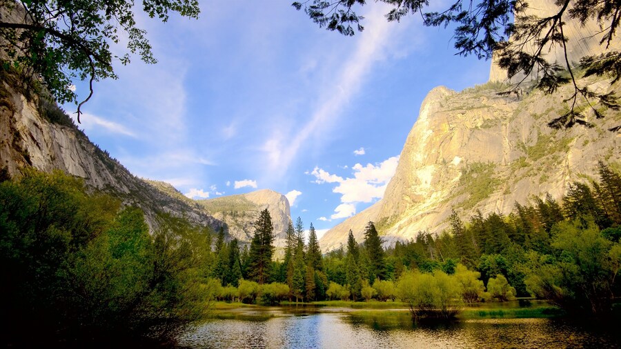 Yosemite National Park which includes landscape views, tranquil scenes and mountains