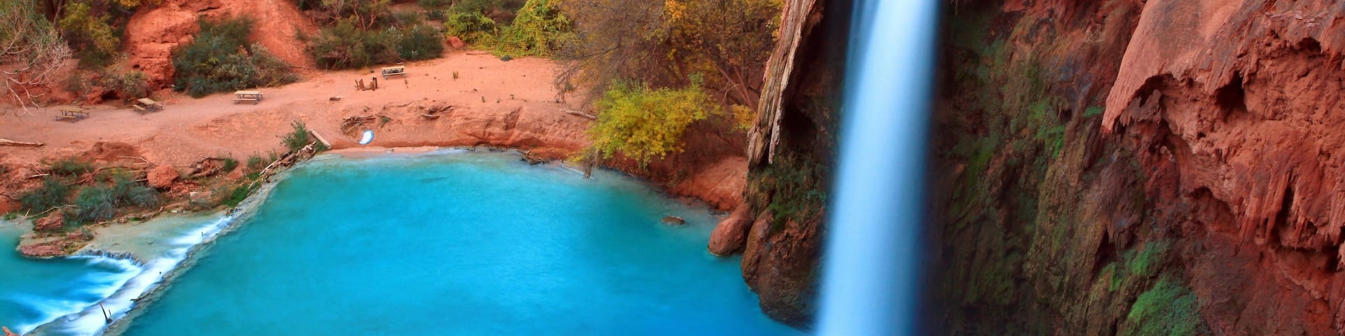 Most beautiful Falls in United States--Havasu Falls,Supai, Arizona