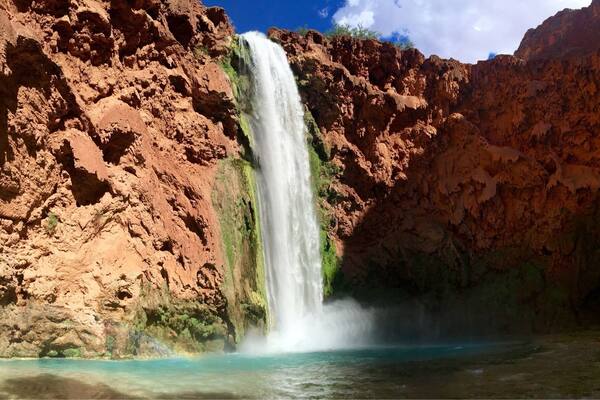 Mooney Falls is one of my all time favorite waterfalls. The trek to the bottom of the falls is not for everyone, but if you can make it down it is worth it. Continue a few more miles down stream to reach Beaver Falls. This section is one of my all time favorite hikes.