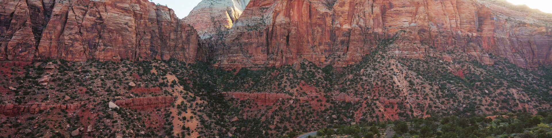 Zion National Park at sunrise