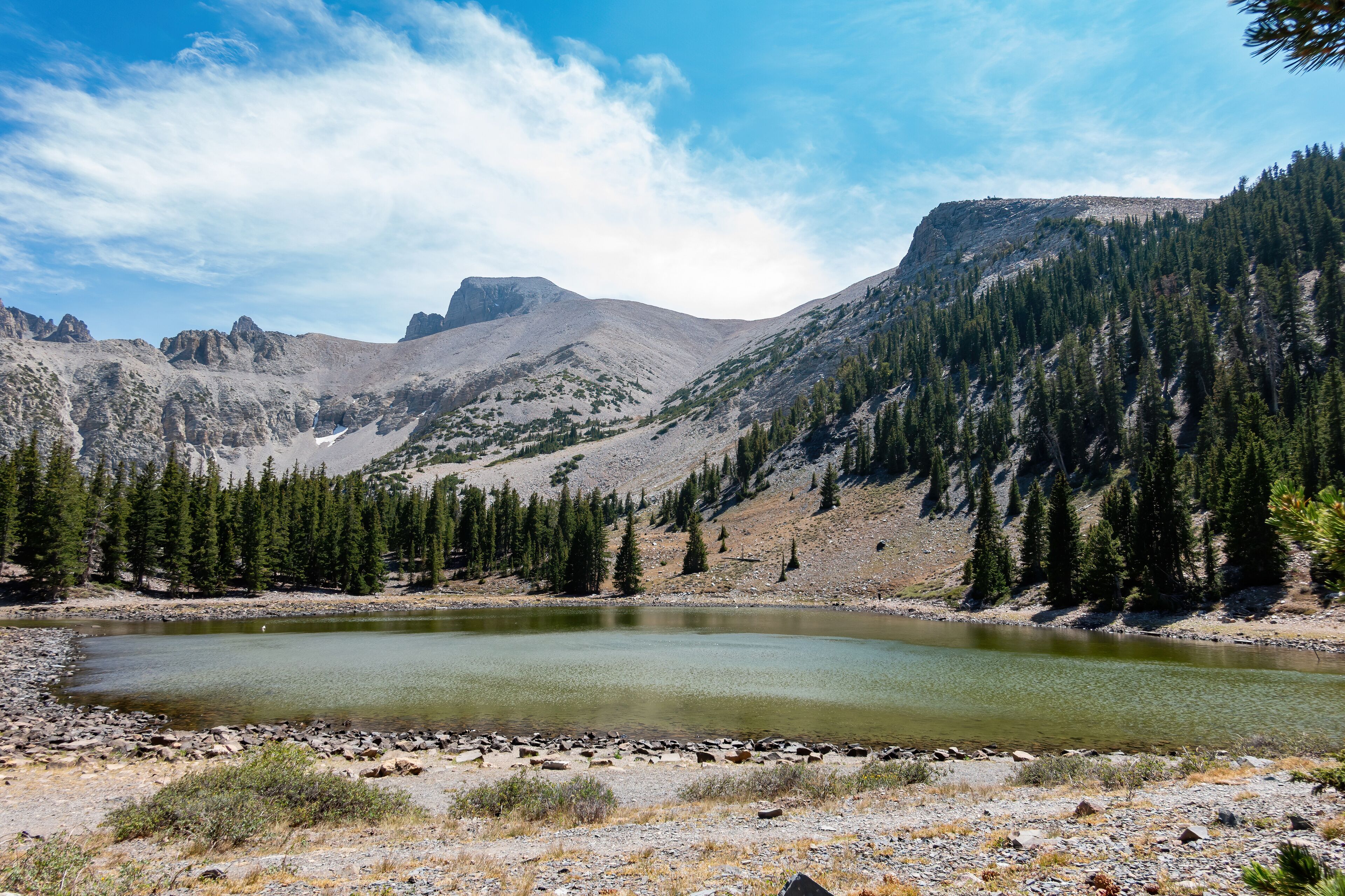 Afternoon sunny view of the Stella Lake