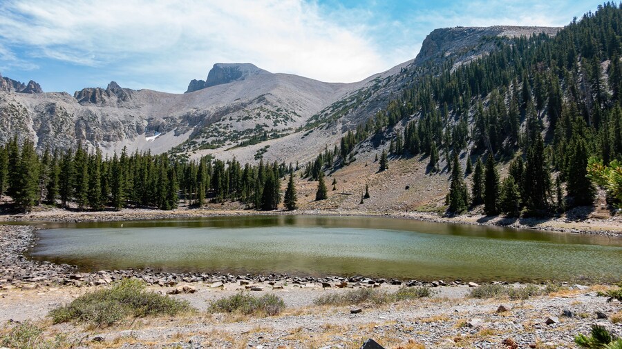 Afternoon sunny view of the Stella Lake