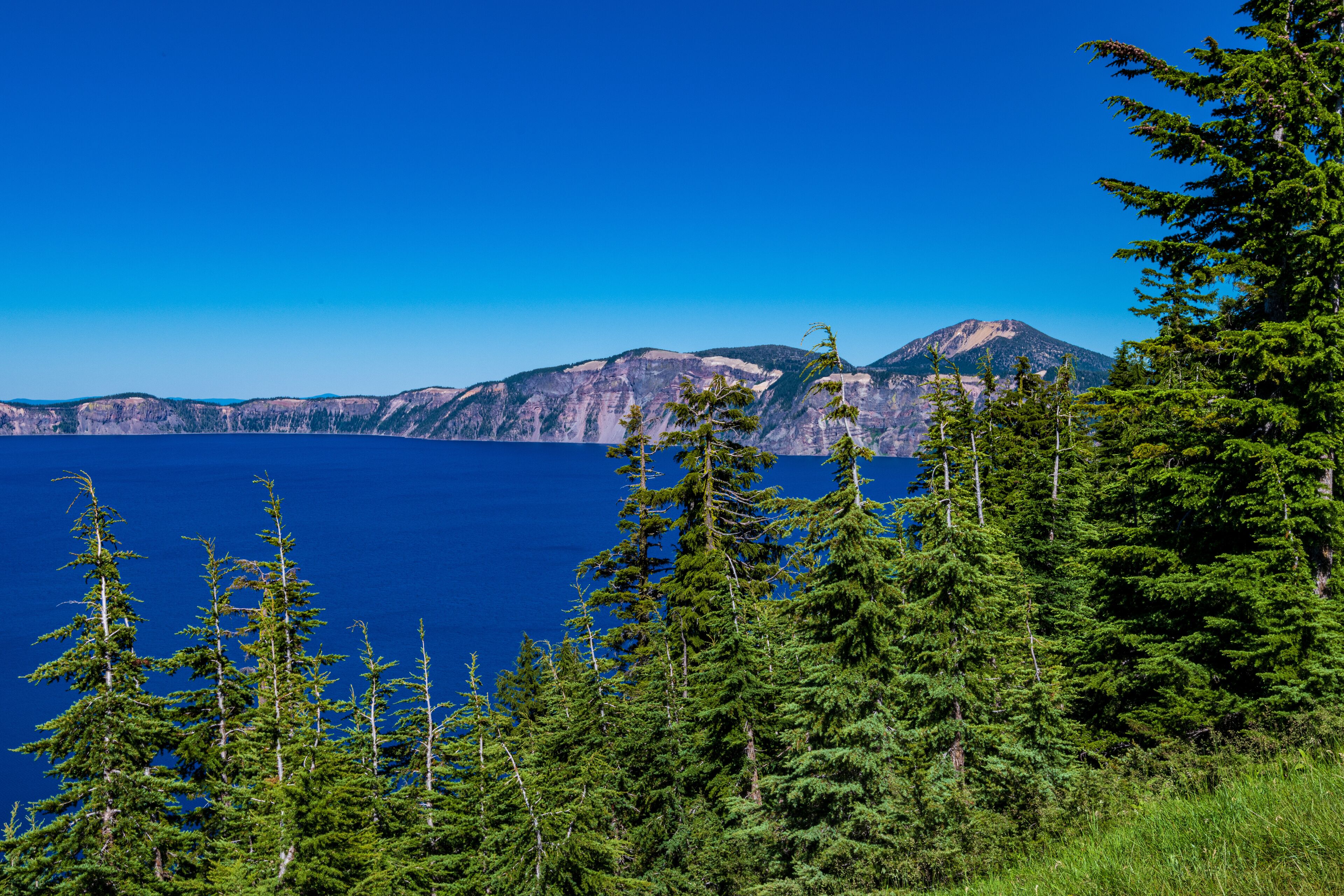 Eagle Cove from the Visitors Center in Crater Lake National Park